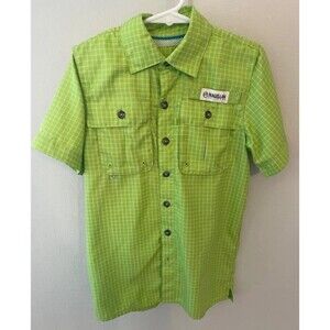 Green Magellan Fish Gear Fishing MagWick Shirt, Size Youth XS Extra Small
